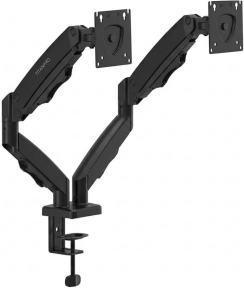 TITANPRO FL02 17″-32″ Çift Kollu Amortisörlü Monitör Standı Siyah