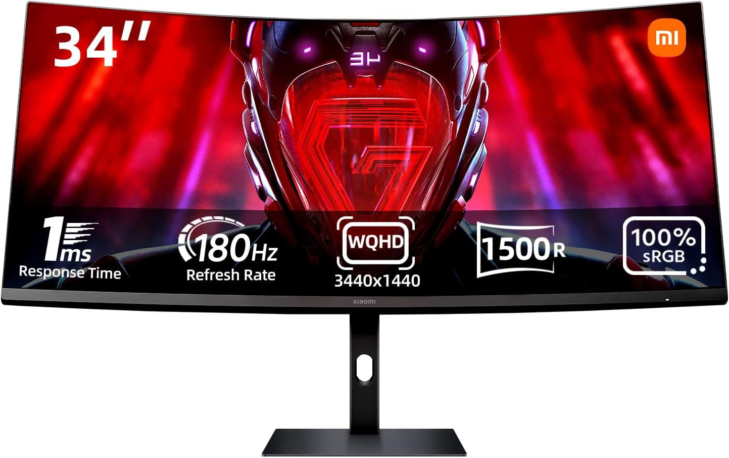 Xiaomi G34WQ 34″ 180Hz 1ms FreeSync Premium 1500R Curved UWQHD VA Gaming Monitör
