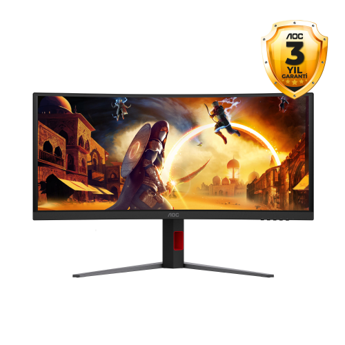 AOC CU34G4ZCA 34″ 250Hz 0.3ms Adaptive Sync 1500R Curved WQHD Fast Va Gaming (Oyuncu) Monitörü
