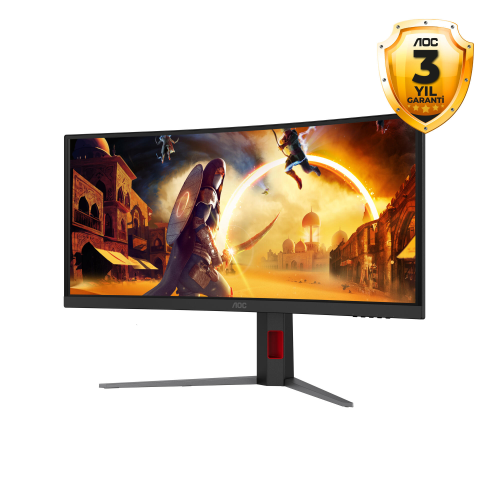 AOC CU34G4ZCA 34″ 250Hz 0.3ms Adaptive Sync 1500R Curved WQHD Fast Va Gaming (Oyuncu) Monitörü