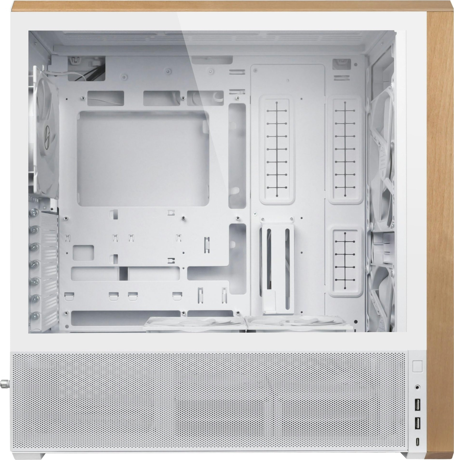 Lian Li Lancool 217 Beyaz E-ATX Mid-Tower Kasa