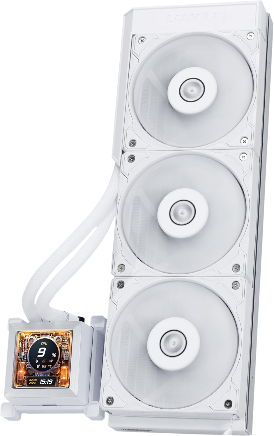 Lian Li Hydro-Shift LCD 360S Beyaz Performance Fan İşlemci Sıvı Soğutma
