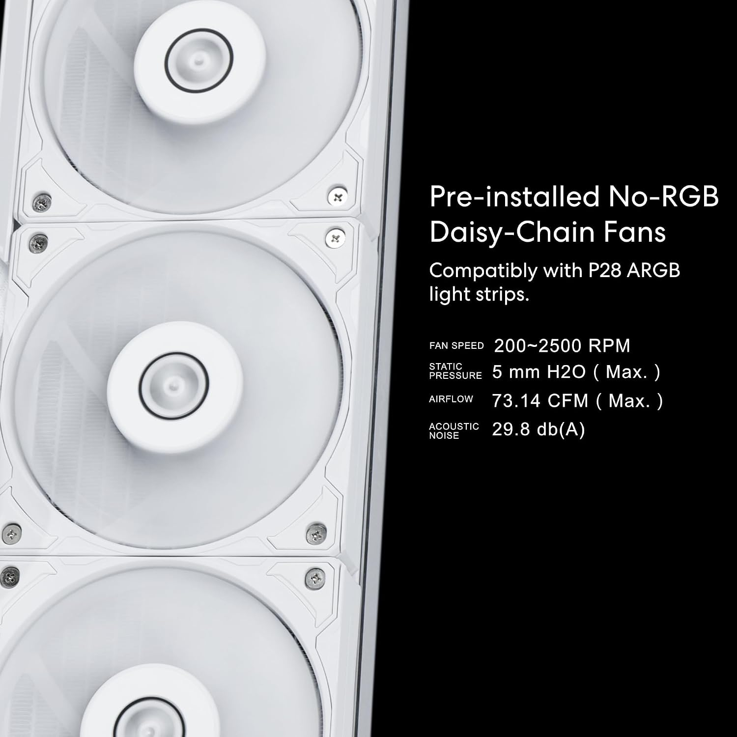 Lian Li Hydro-Shift LCD 360S Beyaz Performance Fan İşlemci Sıvı Soğutma