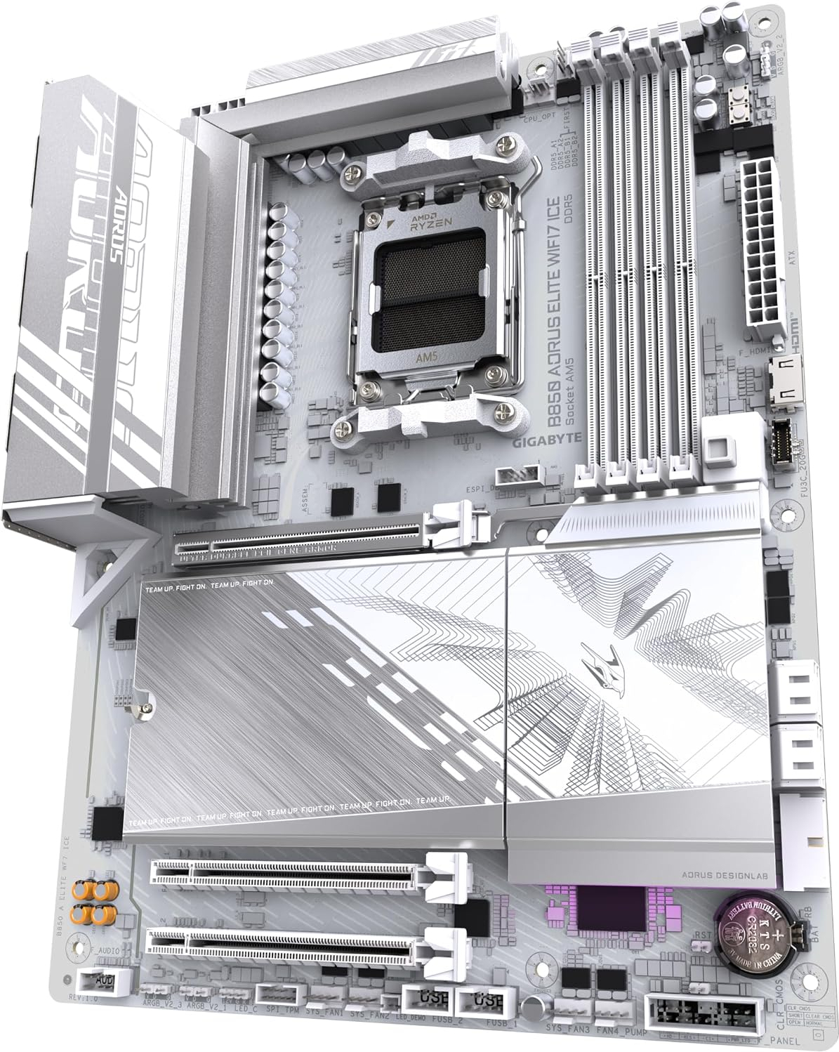 Gigabyte B850 AORUS ELITE ICE WIFI7 Soket AM5 8200MHz(OC) ATX Gaming Anakart