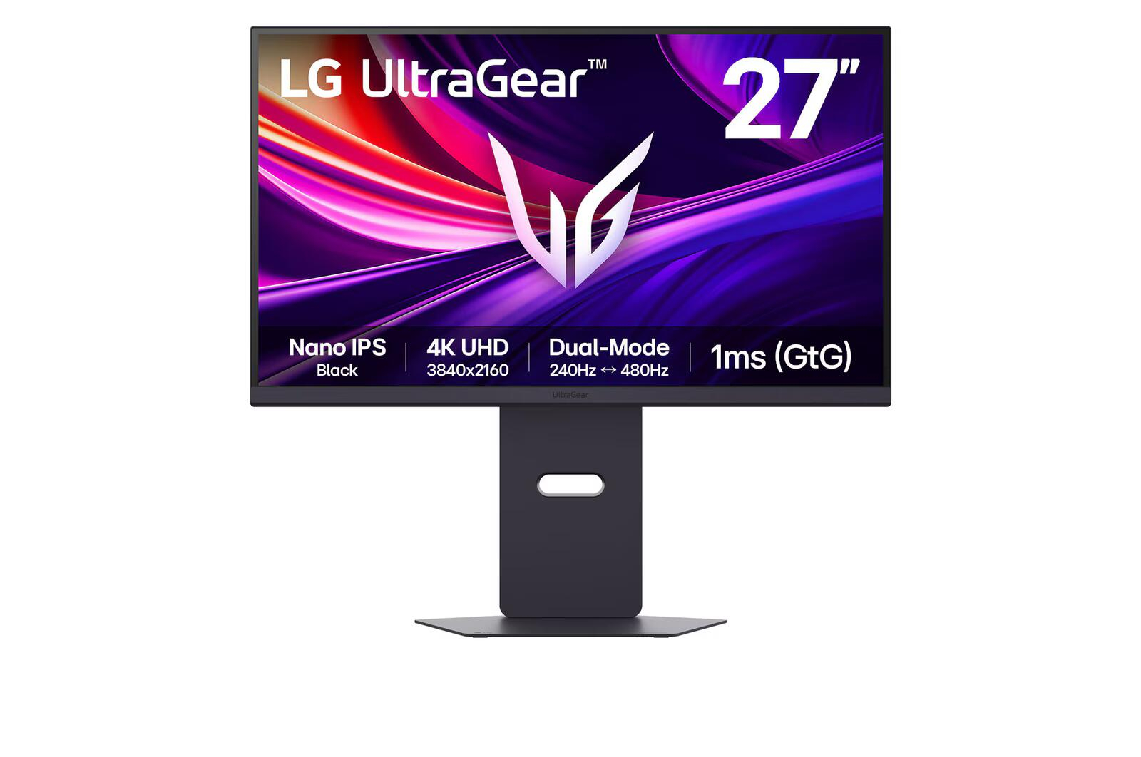 LG UltraGear 27G850A-B 27″ 240 Hz (4K) 480 Hz (FHD Dual Mode) 1ms FreeSync Premium Pro G-Sync HDR600 Pivot Nano IPS Gaming (Oyuncu) Monitör