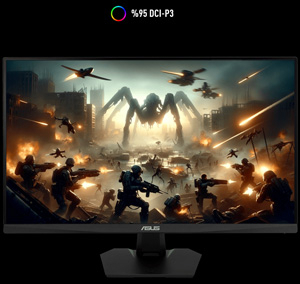ASUS TUF GAMING VG27AQM5F 27″ 320Hz 1ms HDMI DP AdaptiveSync HDR10 QHD Fast IPS Gaming Monitör