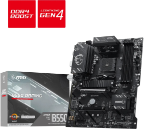 MSI B550 GAMING AMD B550 Soket AM4 DDR4 4866(OC) MHz ATX Gaming (Oyuncu) Anakart