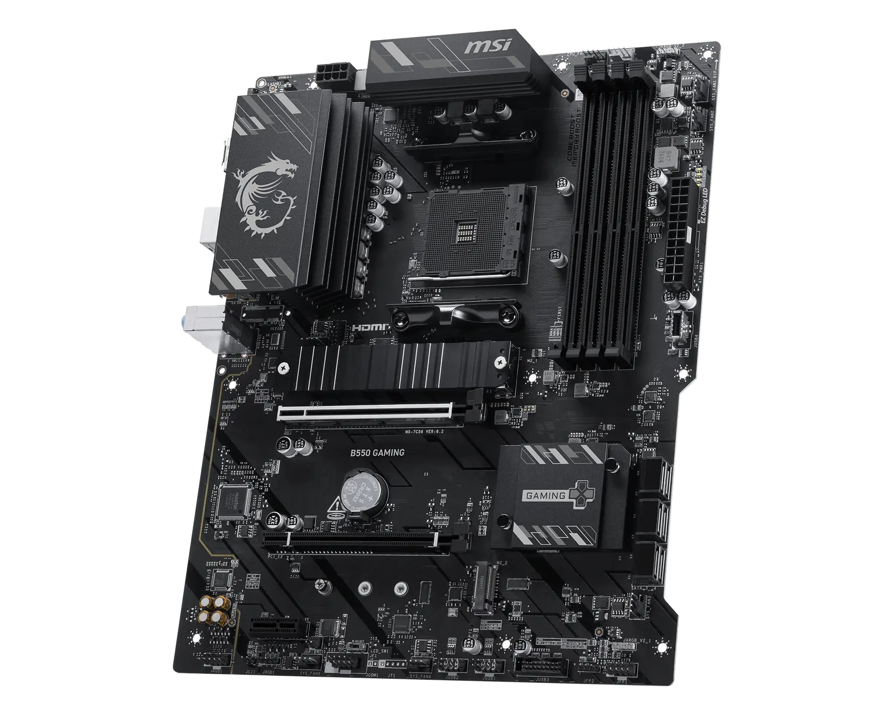 MSI B550 GAMING AMD B550 Soket AM4 DDR4 4866(OC) MHz ATX Gaming (Oyuncu) Anakart