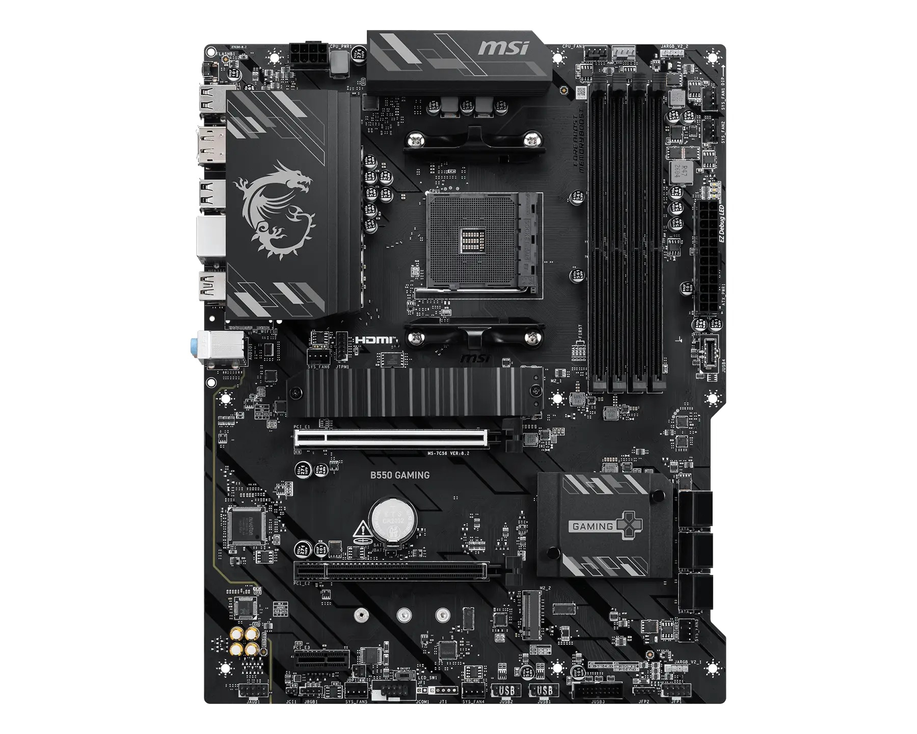 MSI B550 GAMING AMD B550 Soket AM4 DDR4 4866(OC) MHz ATX Gaming (Oyuncu) Anakart