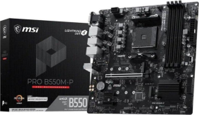 MSI PRO B550M-P AMD B550 Soket AM4 DDR4 4400(OC) MHz m-ATX Gaming (Oyuncu) Anakart
