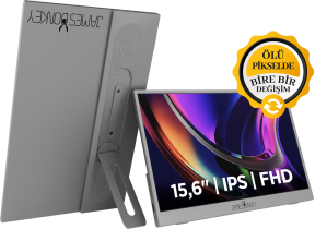 James Donkey JDP Air 15.6″ 60Hz IPS FHD Type C/HDMI Taşınabilir Monitör (Ölü Pikselde Anında Değişim)