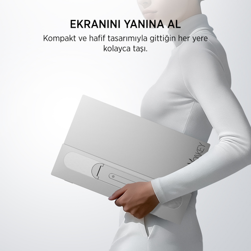 James Donkey JDP Air 15.6″ 60Hz IPS FHD Type C/HDMI Taşınabilir Monitör (Ölü Pikselde Anında Değişim)