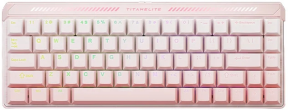 FGG Madlions Titan 68 Turbo Glimmer Switch Pembe Klavye (Manyetik Switch / HE) 