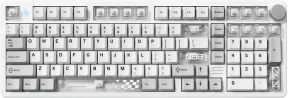 YUNZII AL98 Pro Alüminyum Cocoa Cream V2 Switch Beyaz Mekanik Klavye