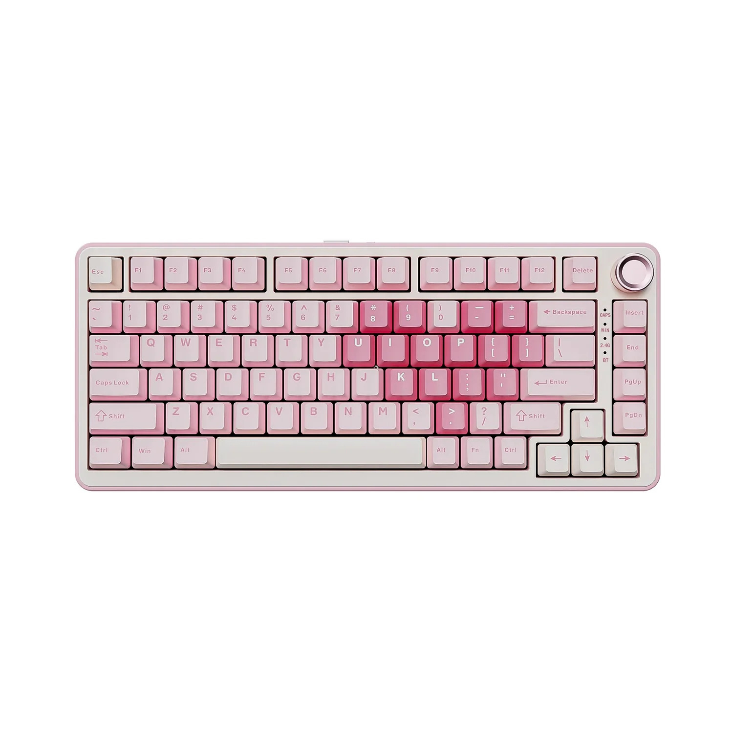 YUNZII B75 Pro Mekanik Klavye Pembe  Milk Switch