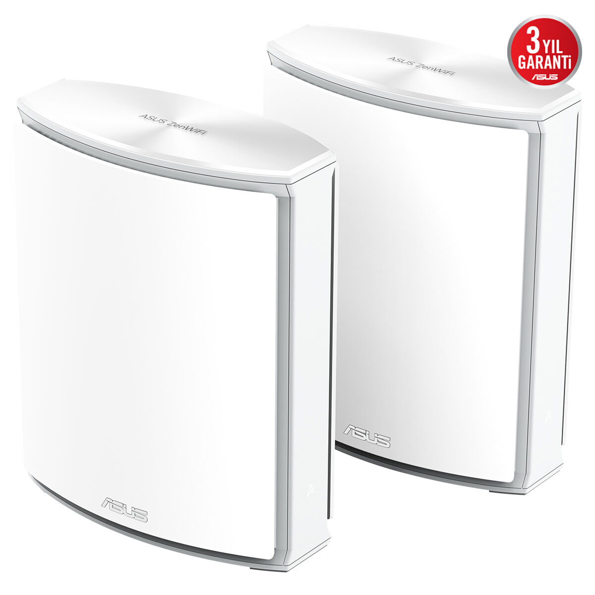 ASUS ZenWiFi BN12 BN19000 WiFi8 Tri-Band Kablosuz Mesh Sistemi (Beyaz, İkili Paket)
