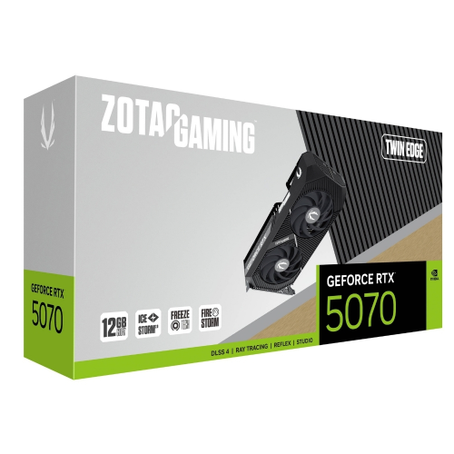 Zotac Gaming GeForce RTX 5070 12GB TWIN EDGE ZT-B50700E-10P GDDR7 192Bit Gaming (Oyuncu) Ekran Kartı