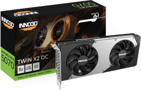 Inno3D RTX 5070 TWIN X2 OC 12GB N50702-12D7X-195064N GDDR7 192Bit Gaming (Oyuncu) Ekran Kartı