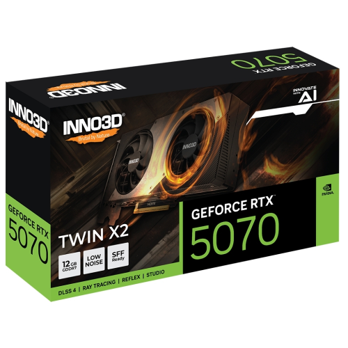 Inno3D RTX 5070 TWIN X2 12GB N50702-12D7-195064N GDDR7 192Bit Gaming (Oyuncu) Ekran Kartı