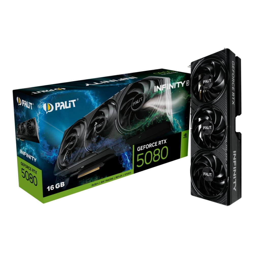 Palit RTX 5080 INFINITY 3 16GB NE75080019T2-GB2035S GDDR7 256Bit Gaming (Oyuncu) Ekran Kartı