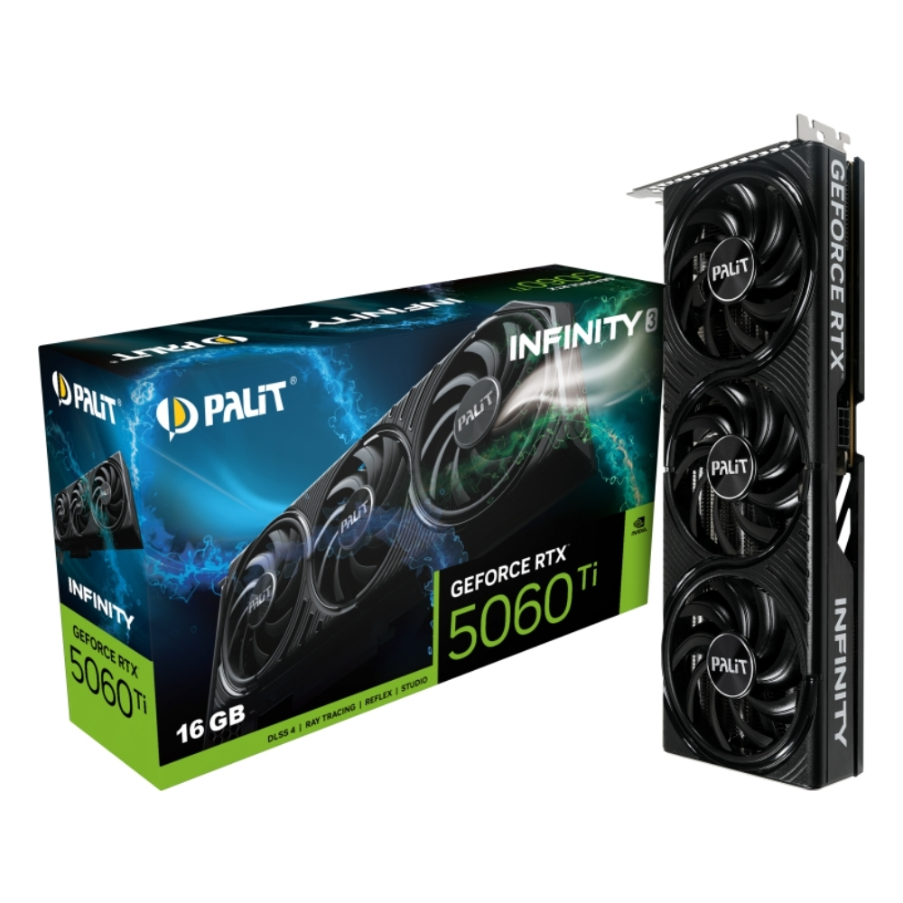 Palit RTX 5060 Ti INFINITY 3 16GB NE7506T019T1-GB2061S GDDR7 128Bit Gaming (Oyuncu) Ekran Kartı