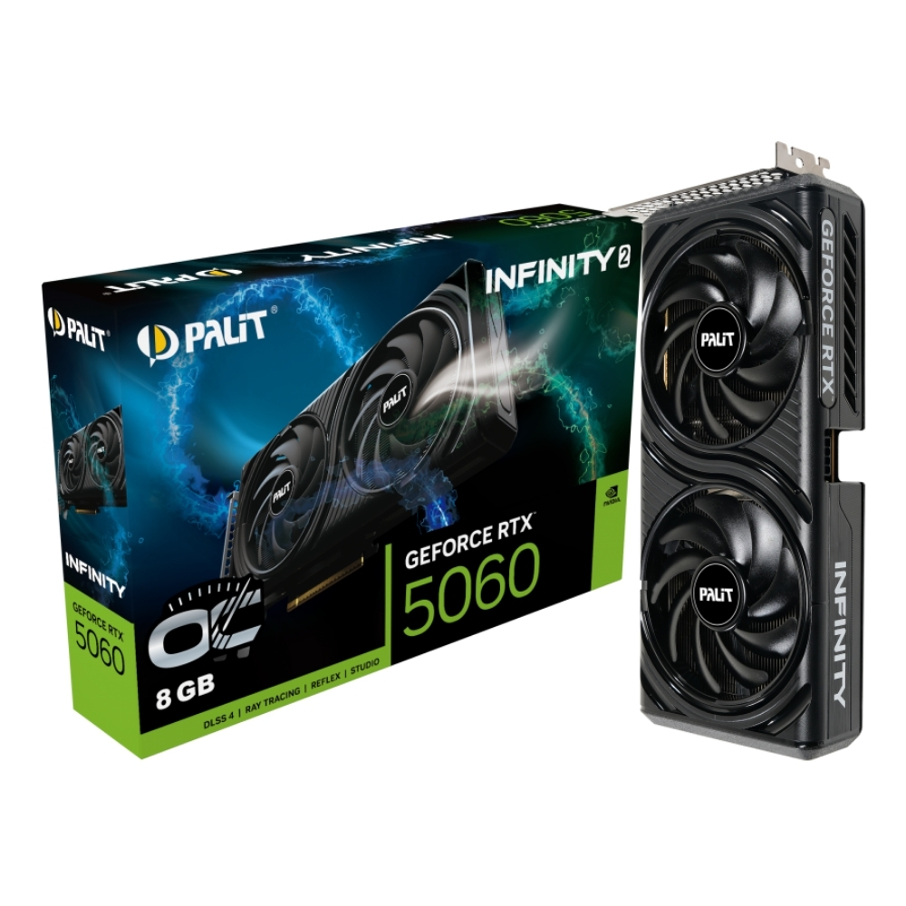 Palit RTX 5060 INFINITY 2 OC 8GB NE75060V19P1-GB2063L GDDR7 128Bit Gaming (Oyuncu) Ekran Kartı