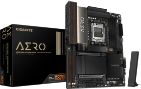 Gigabyte  X870E Aero X3D Dark Wood AMD AM5 ATX Gaming (Oyuncu) Anakart