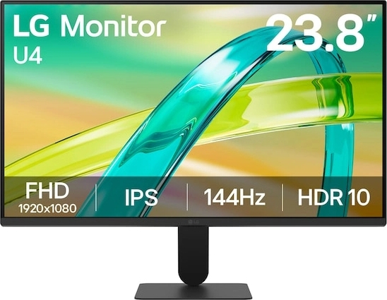 LG 24U411B-B 23.8″ 144Hz 5ms  VGA HDMI FreeSync HDR10 FHD IPS Monitör