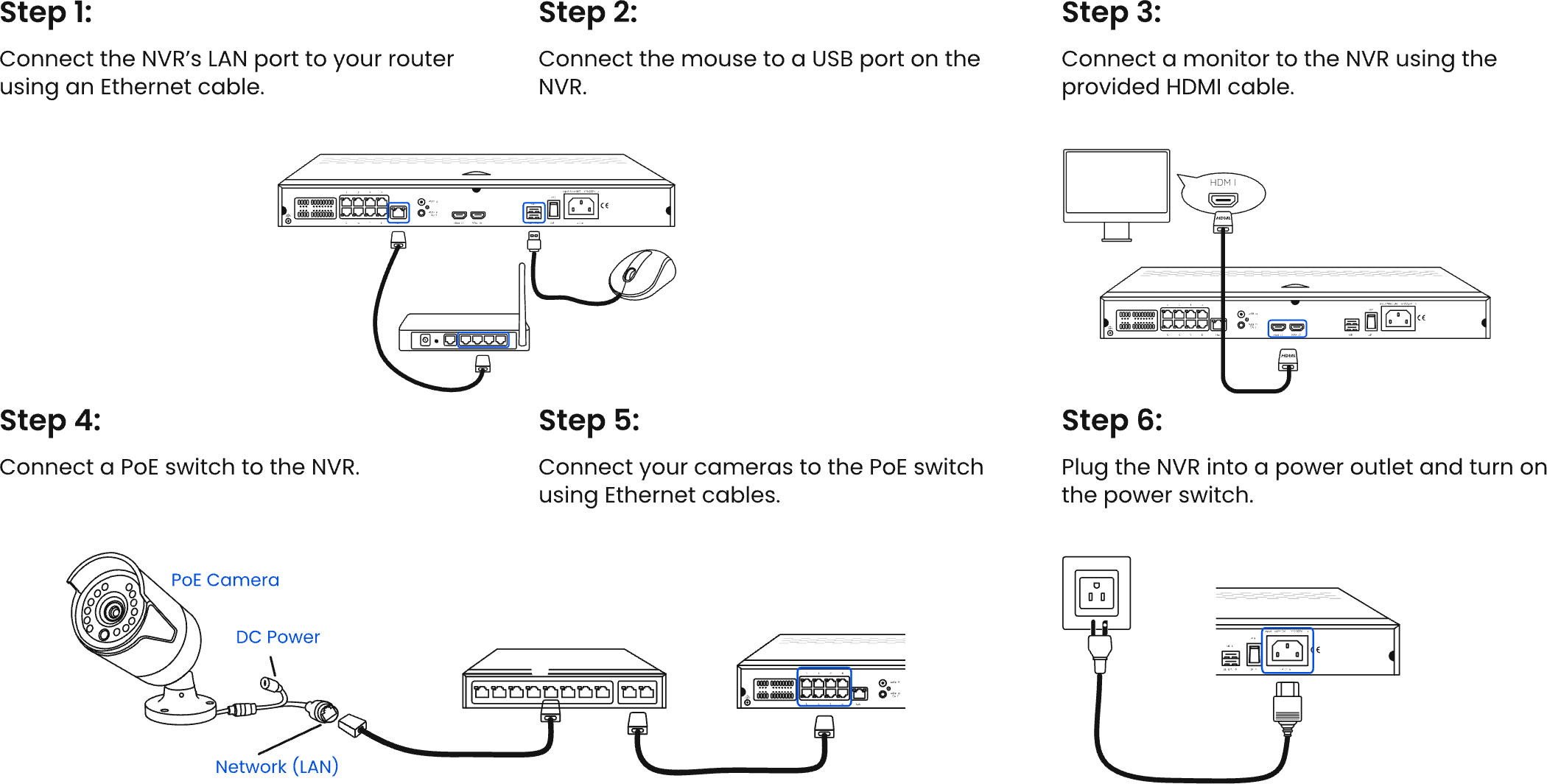 Reolink RP-N64 64 Kanal Network Kayıt Cihazı
