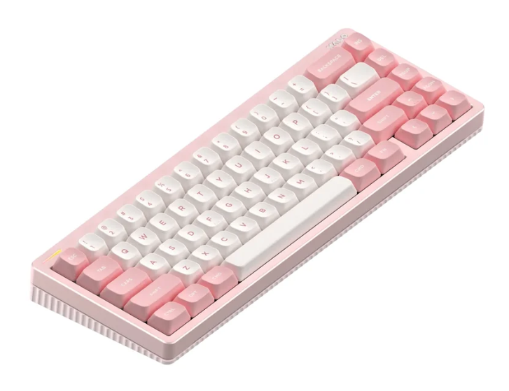 Nuphy Halo65 V2 IO Series Red Max Mekanik Pembe Klavye