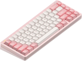 Nuphy Halo65 V2 IO Series Red Max Mekanik Pembe Klavye