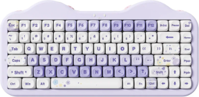 YUNZII C75 Cake Meow Milk V2 Switch Mekanik Mor Klavye