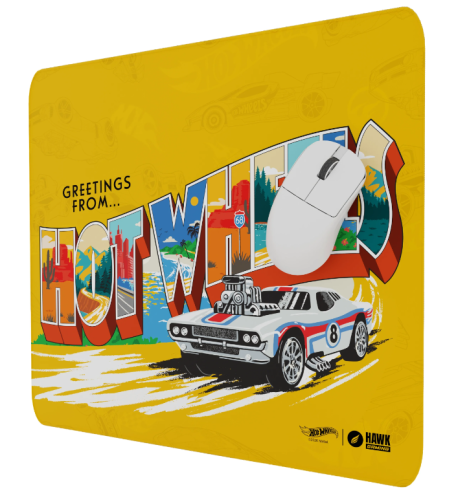 Hawk Hot Wheels Retro 45X40 2MM Mouse Pad