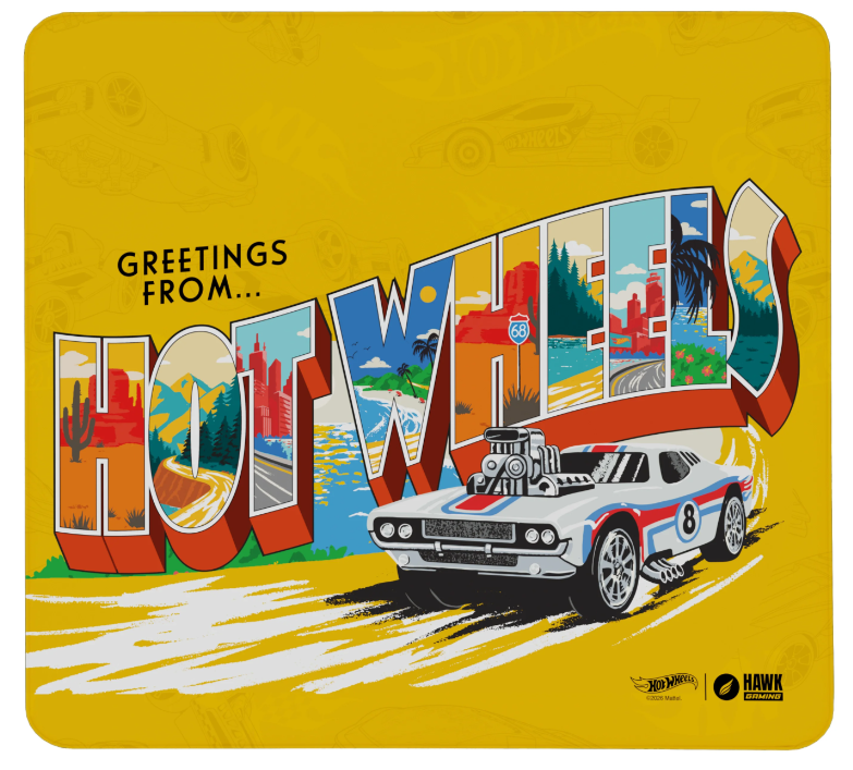Hawk Hot Wheels Retro 45X40 2MM Mouse Pad