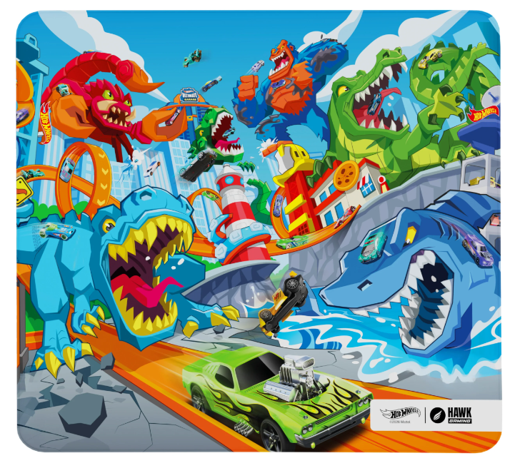 Hawk Hot Wheels Attack City 45X40 2MM Mouse Pad