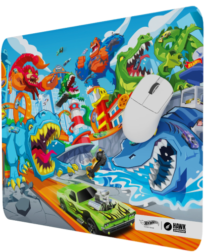 Hawk Hot Wheels Attack City 45X40 2MM Mouse Pad