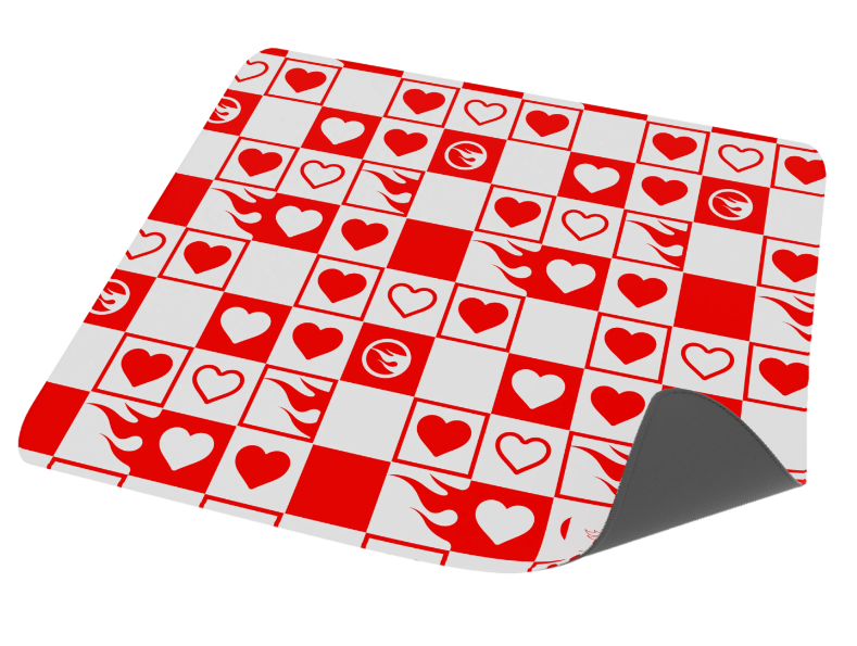 Hawk Hot Wheels Love 45X40 2MM Mouse Pad