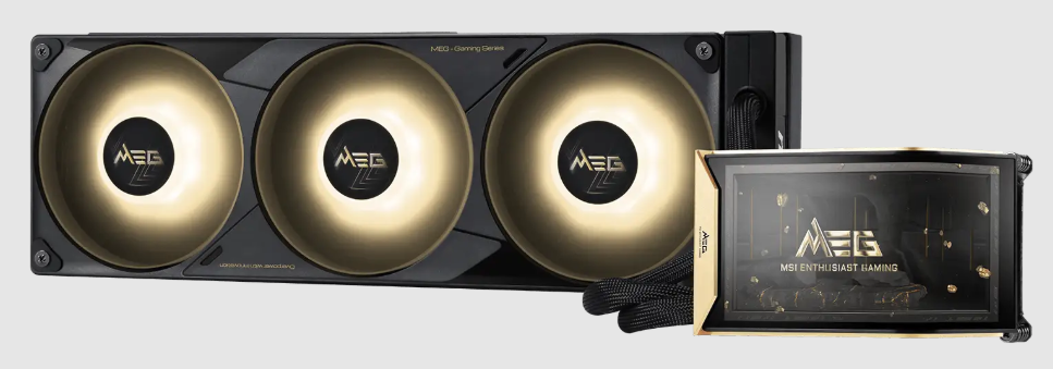 MSI MEG CORELIQUID E15 360 6.67″ 2K AMOLED Ekranlı ARGB Fanlı Siyah Sıvı İşlemci Soğutucu