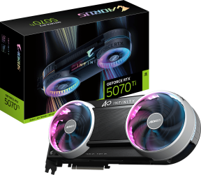 Gigabyte AORUS GeForce RTX 5070 Ti INFINITY 16G GV-N507TAORUS IF-16GD Gaming (Oyuncu) Ekran Kartı