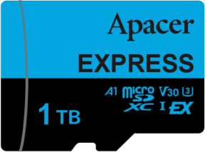 Apacer 1TB MicroSD Express Hafıza Kartı (AP1TBMCEXG3X17-RA)