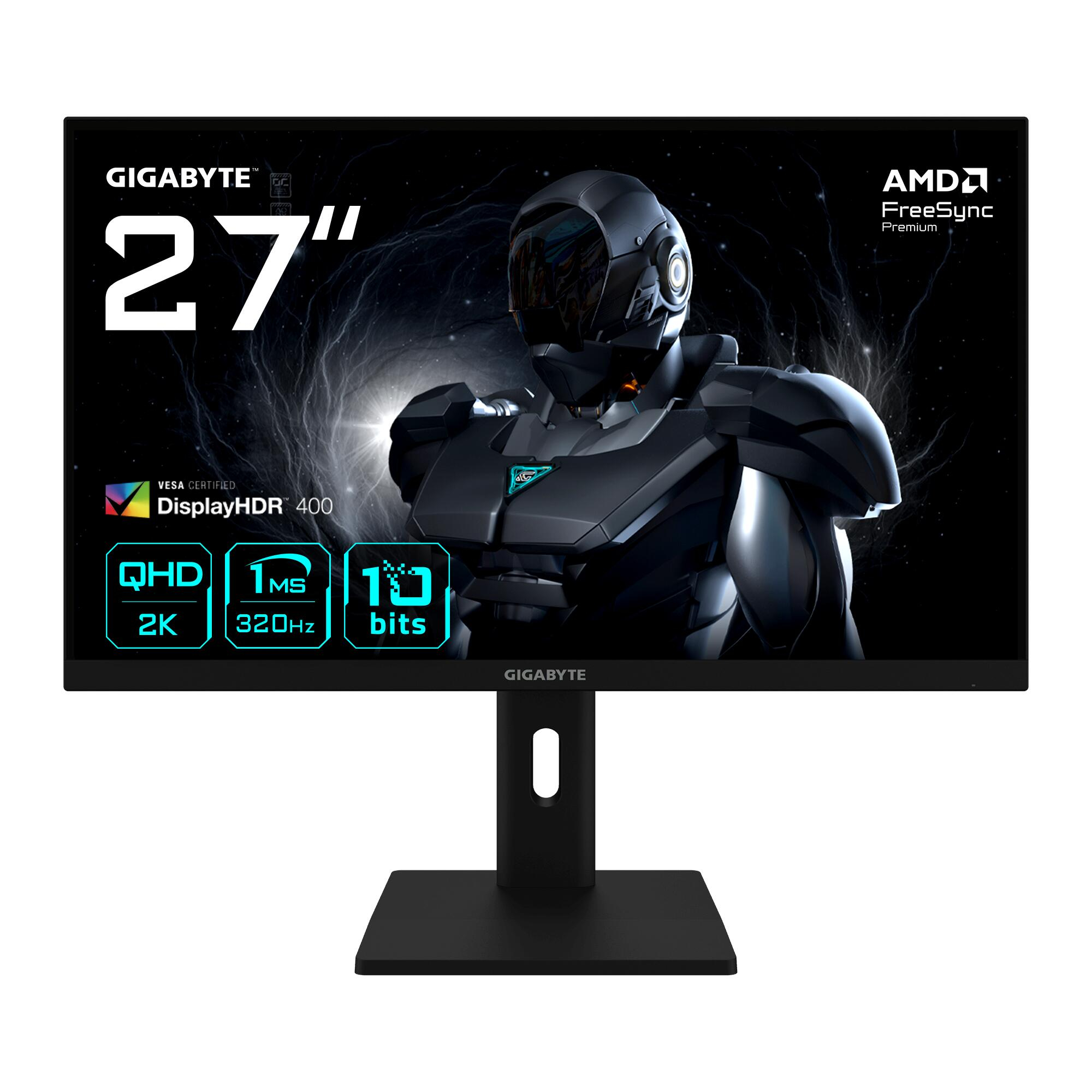 GIGABYTE G27Q3 27″ 320Hz 1ms QHD FreeSync Premium HDR400 Pivot SuperSpeed IPS Gaming (Oyuncu) Monitör