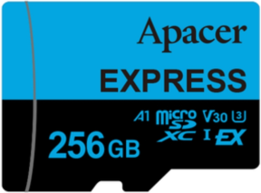 Apacer 256GB MicroSD Express Hafıza Kartı (AP256GMCEXG3X17-RA)