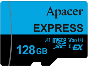 Apacer 128GB MicroSD Express Hafıza Kartı (AP128GMCEXG3X17-RA)