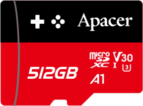 Apacer 512GB MicroSD Gaming Hafıza Kartı (AP512GMCSX10U7-RAGC)