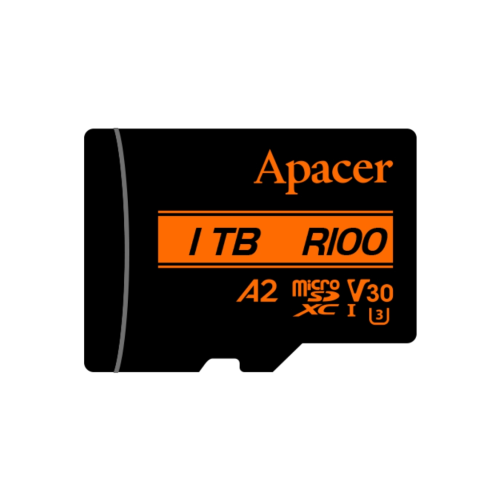 Apacer 1TB R100 MicroSD Hafıza Kartı (AP1TBMCSX10U8-R)