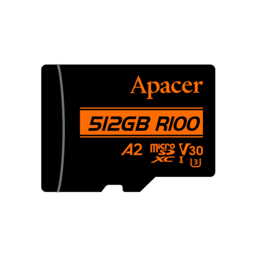 Apacer 512GB R100 MicroSD Hafıza Kartı (AP512GMCSX10U8-R)