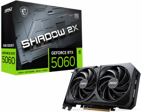 MSI GeForce RTX 5060 8GB Shadow 2X OC MAX GDDR7 128Bit DX12 Gaming (Oyuncu) Ekran Kartı