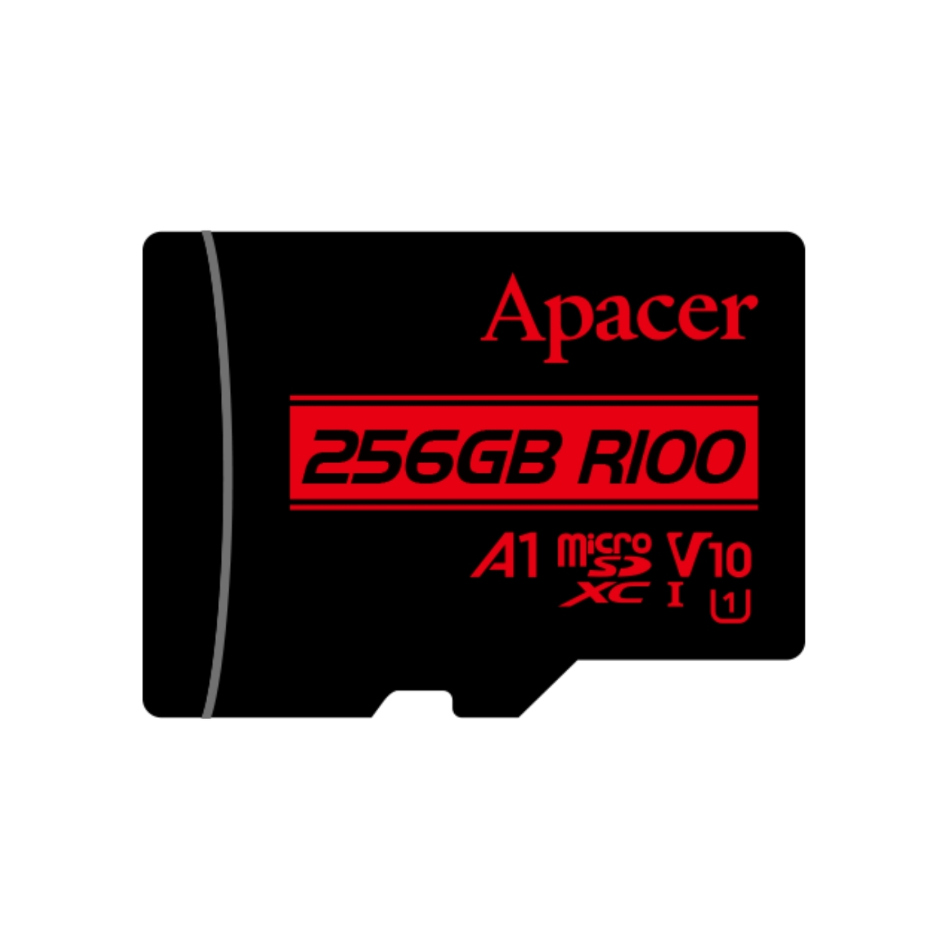 Apacer 256GB MicroSD Hafıza Kartı R100MB/s (AP256GMCSX10UB-R)