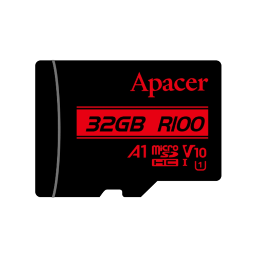 Apacer 32GB MicroSD Hafıza Kartı R100MB/s (AP32GMCSH10UB-R)