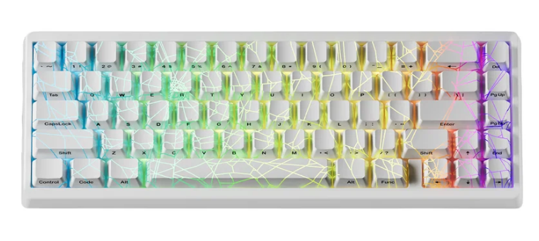 XVX M67 JadeStone Mekanik Beyaz Örümcek ağı Klavye